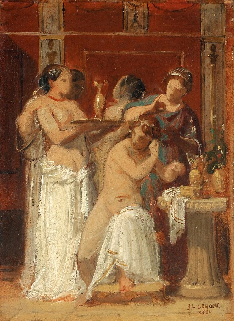 Dopo il bagno, 1850